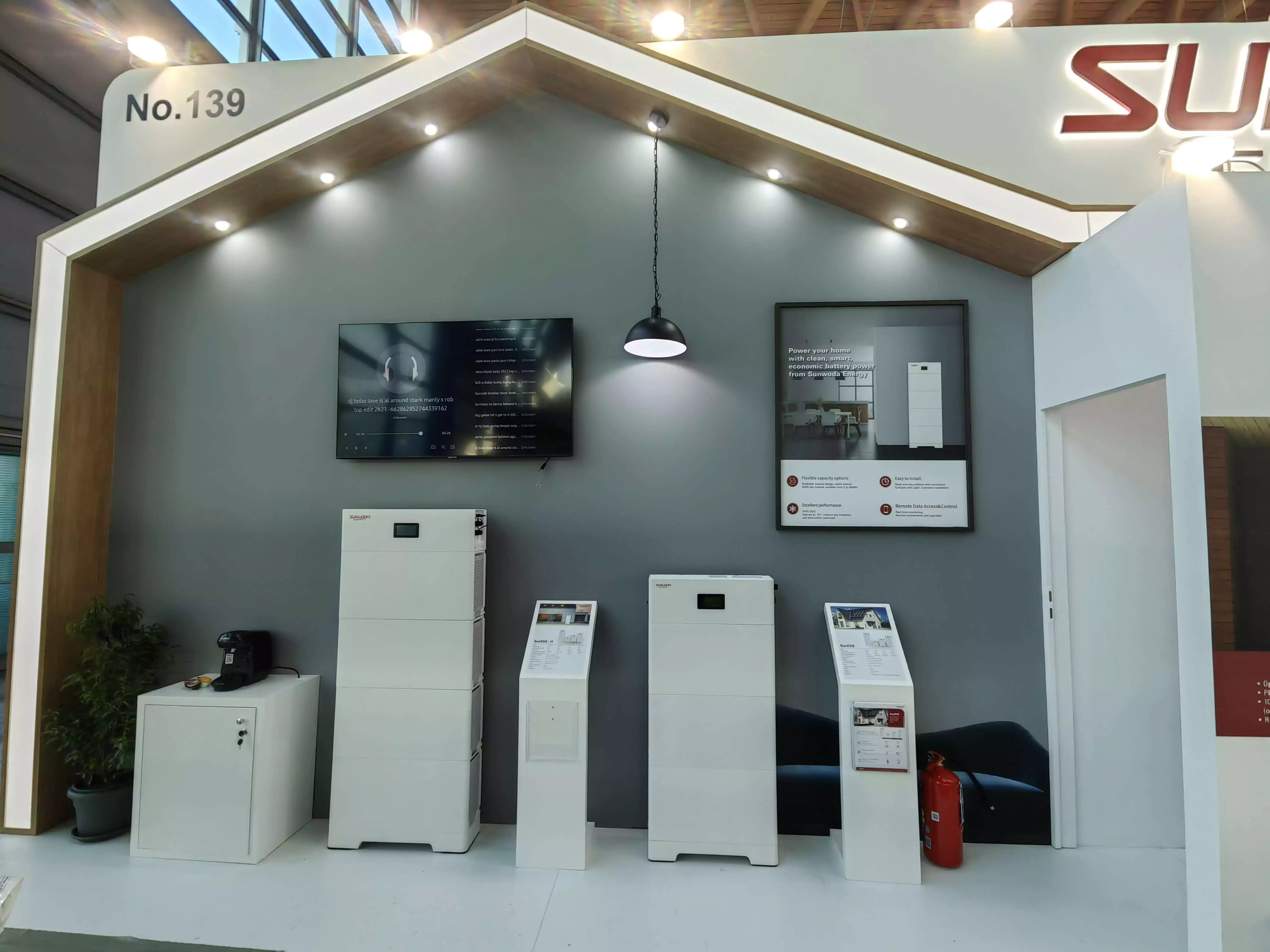 Sunwoda Residential Energy Storage Solution at KEY ENERGY 