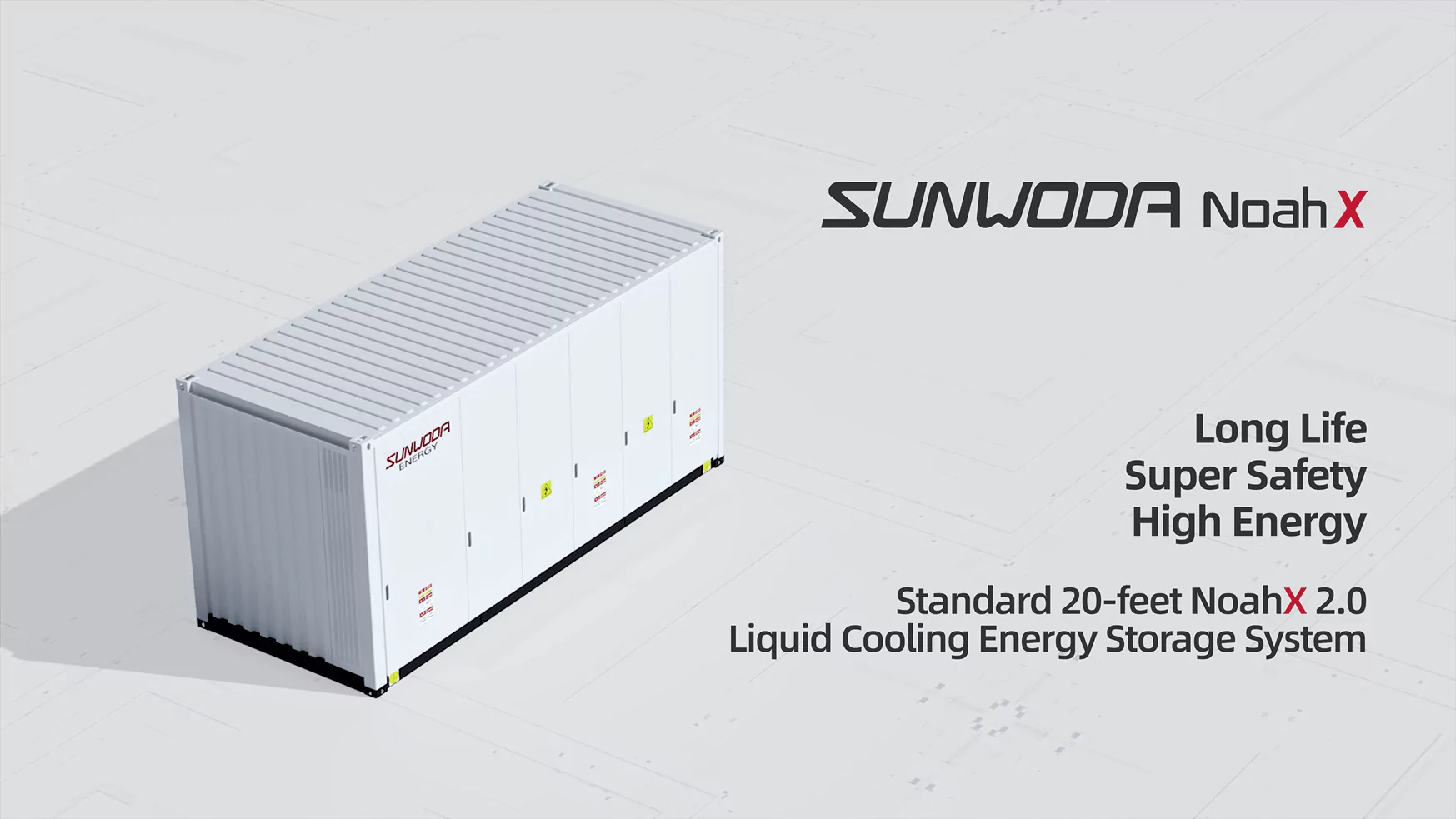 Sunwoda Energy 4.17MWh/5MWh Liquid Cooling BESS NoahX 2.0