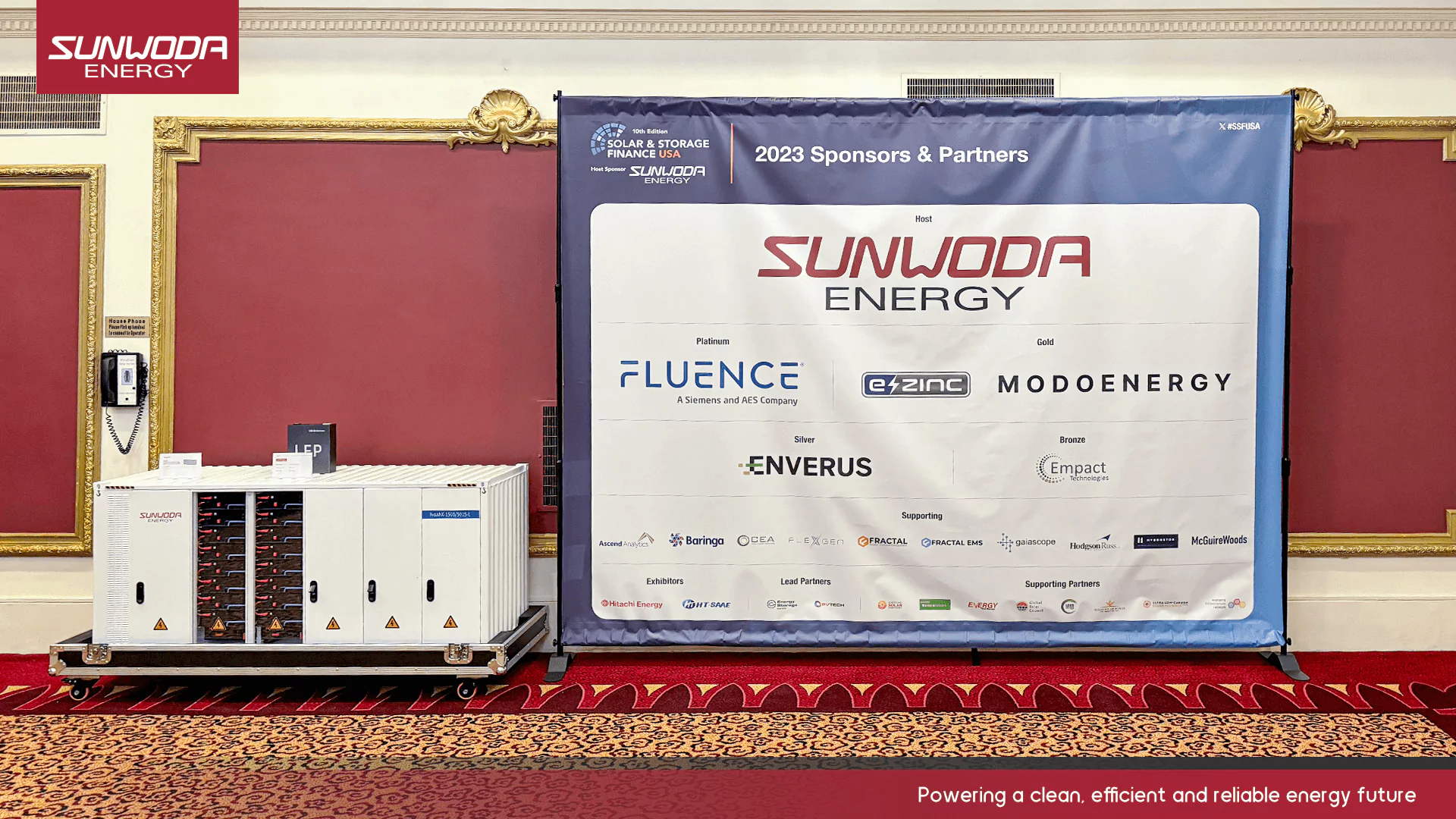 Sunwoda Energy at Solar & Storage Finance USA