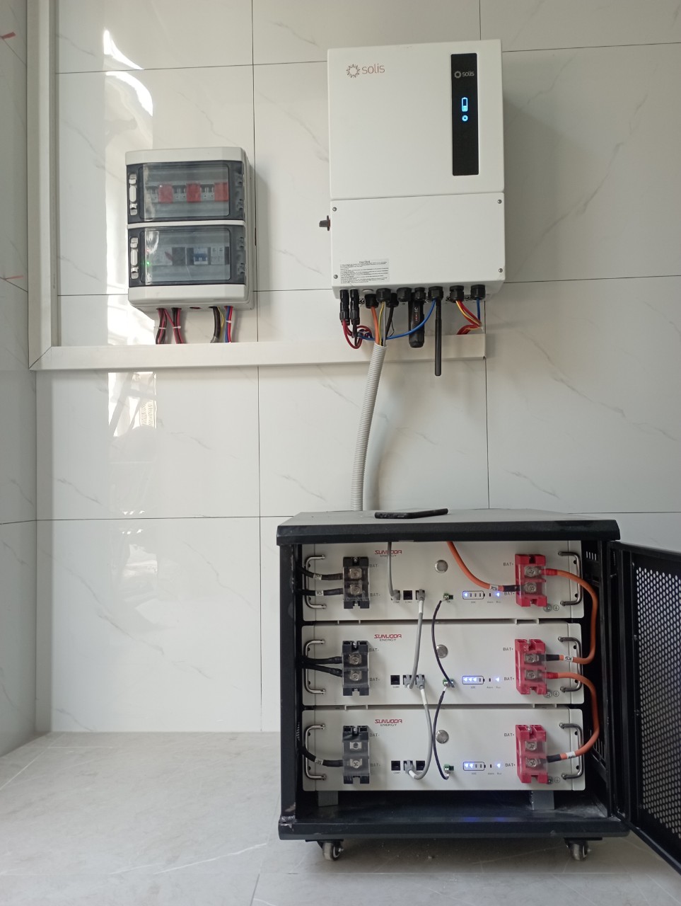 Atrix Basic 50kW/15kWh indoor battery system for residential building in Vietnam