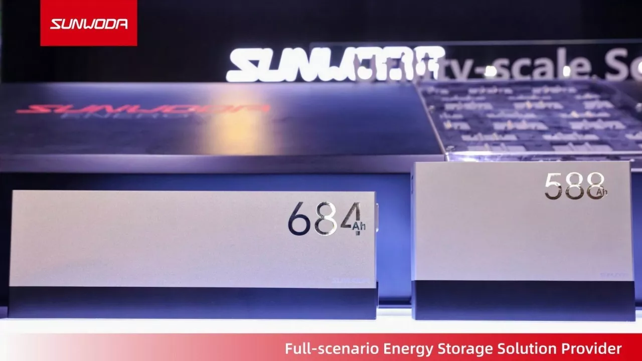 Sunwoda Debuts 684Ah & 588Ah Energy Storage Cells Globally at RE+ 25, Empowering Diverse Applications